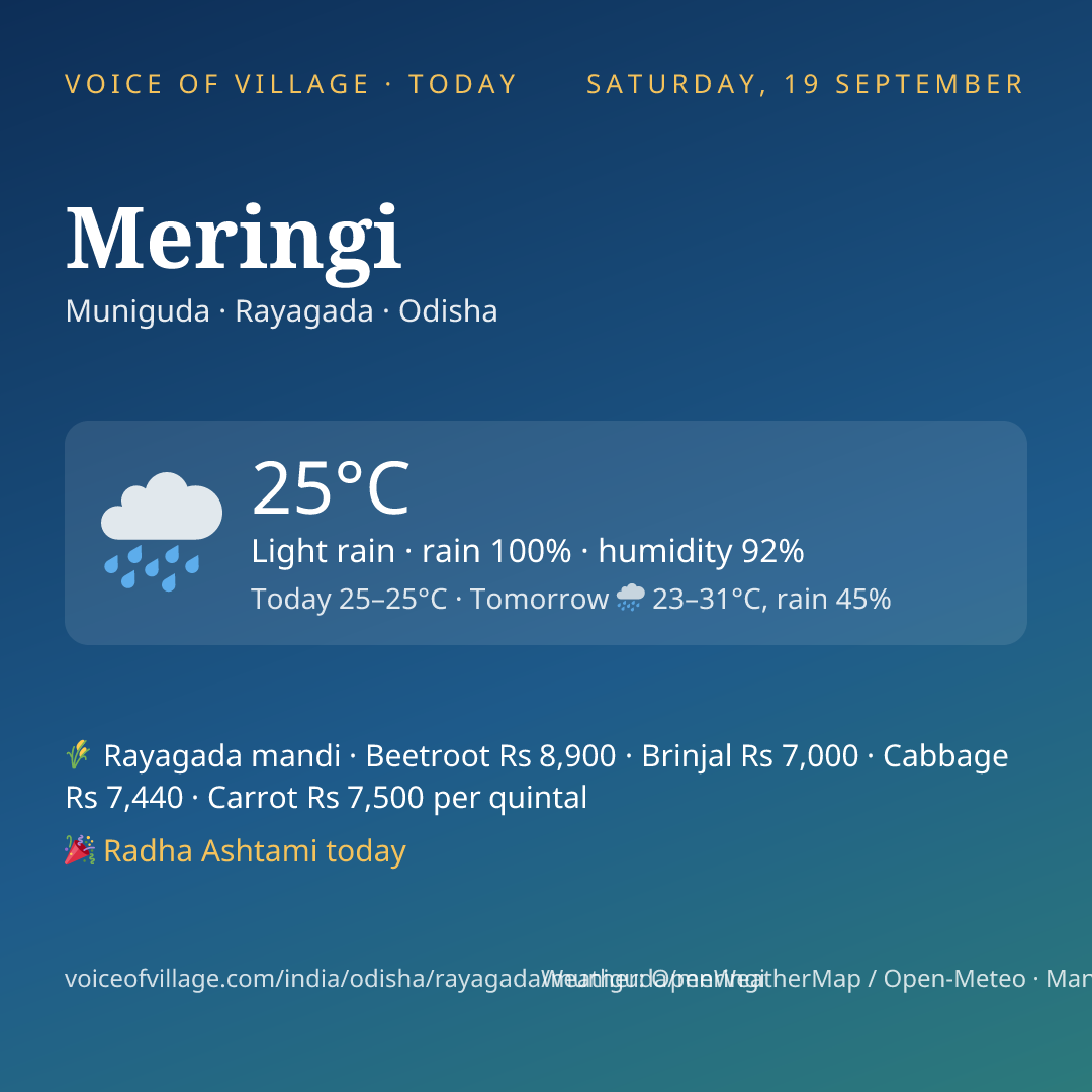 Meringi today