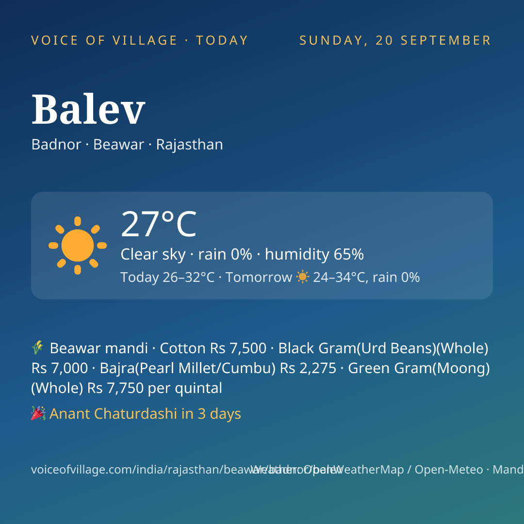 Balev today