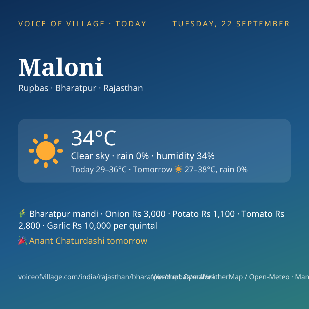 Maloni today