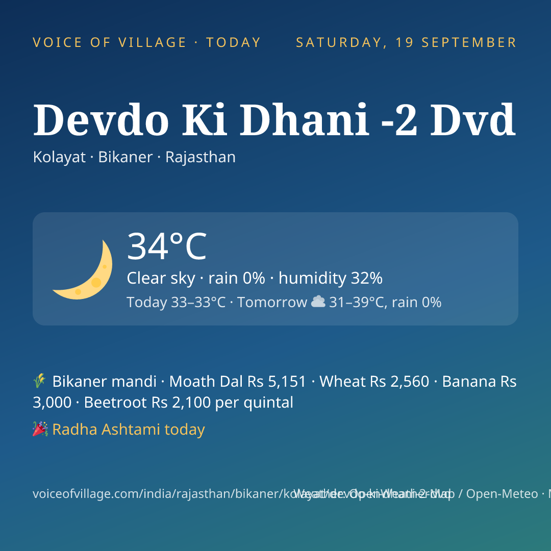 Devdo Ki Dhani -2 Dvd today