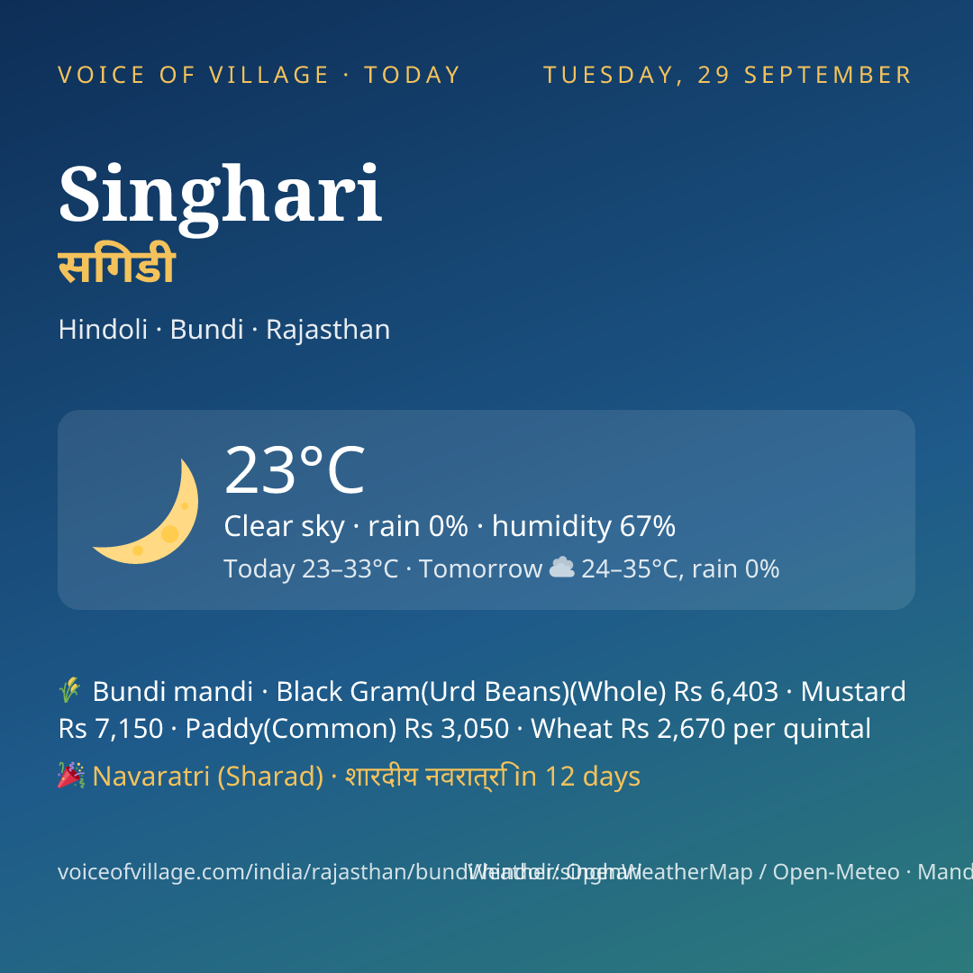 Singhari today
