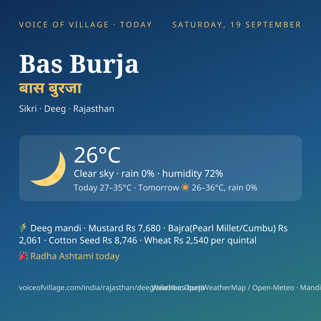 Bas Burja today