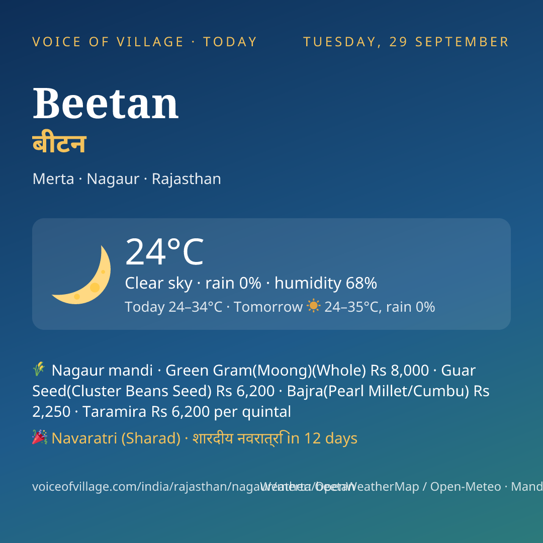 Beetan today