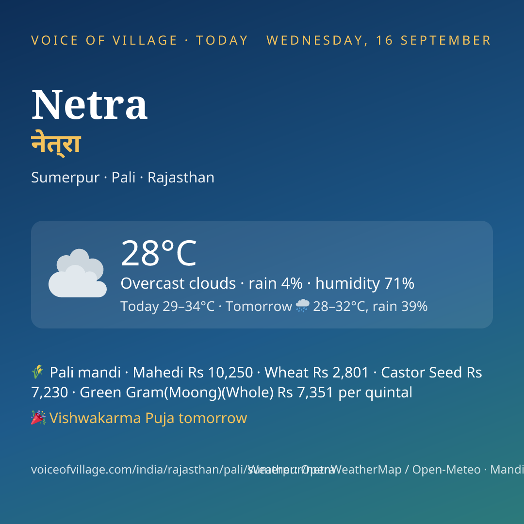 Netra today