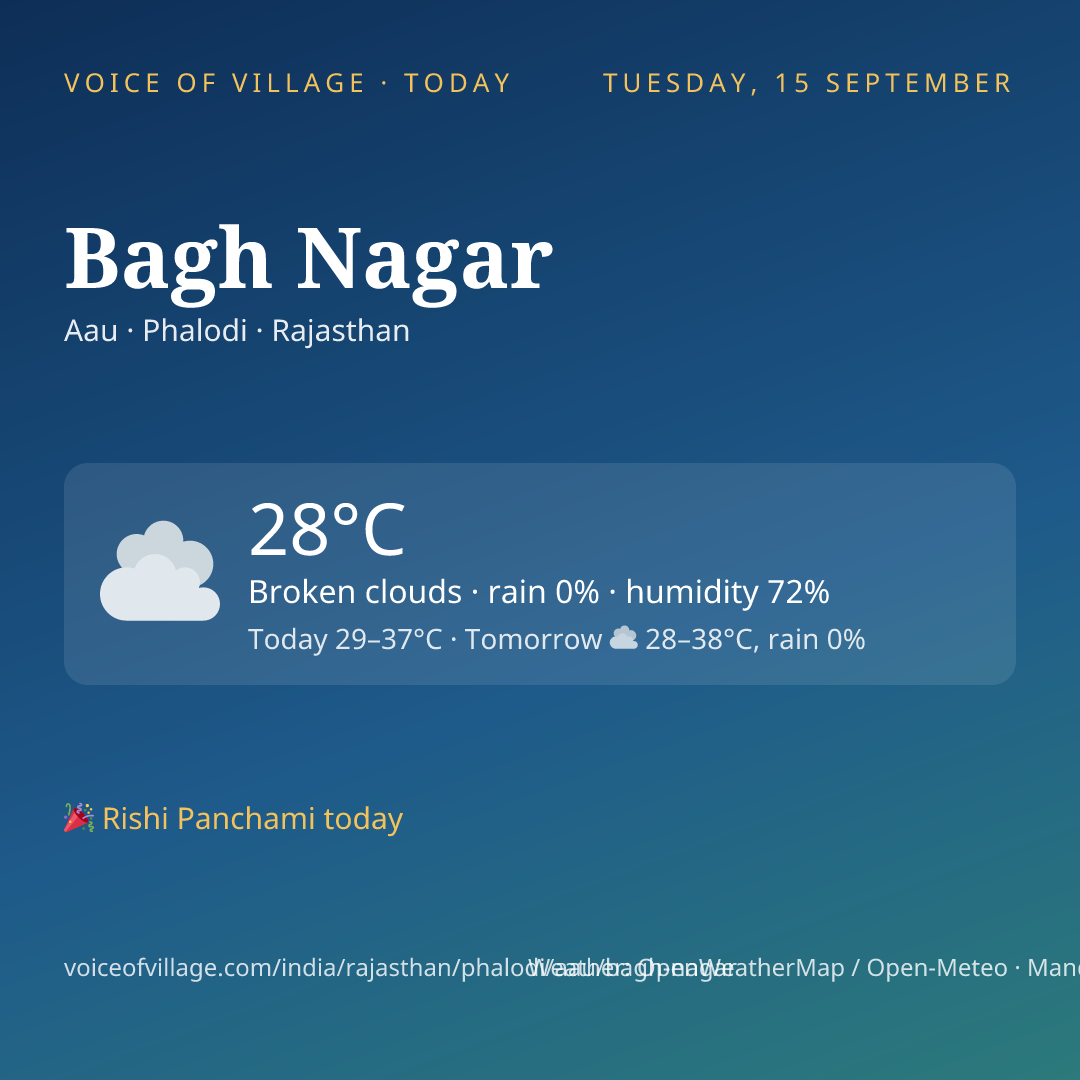 Bagh Nagar today