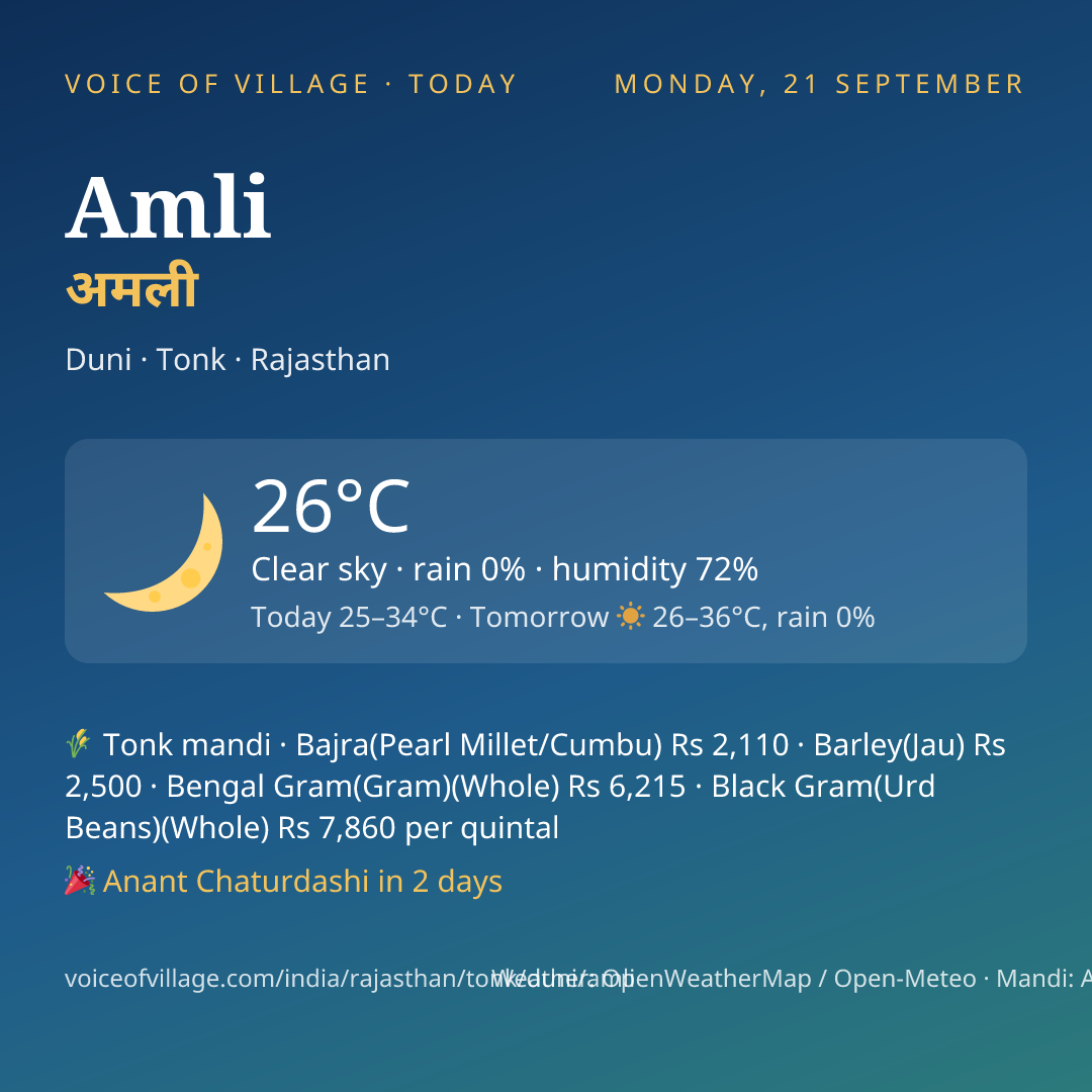 Amli today