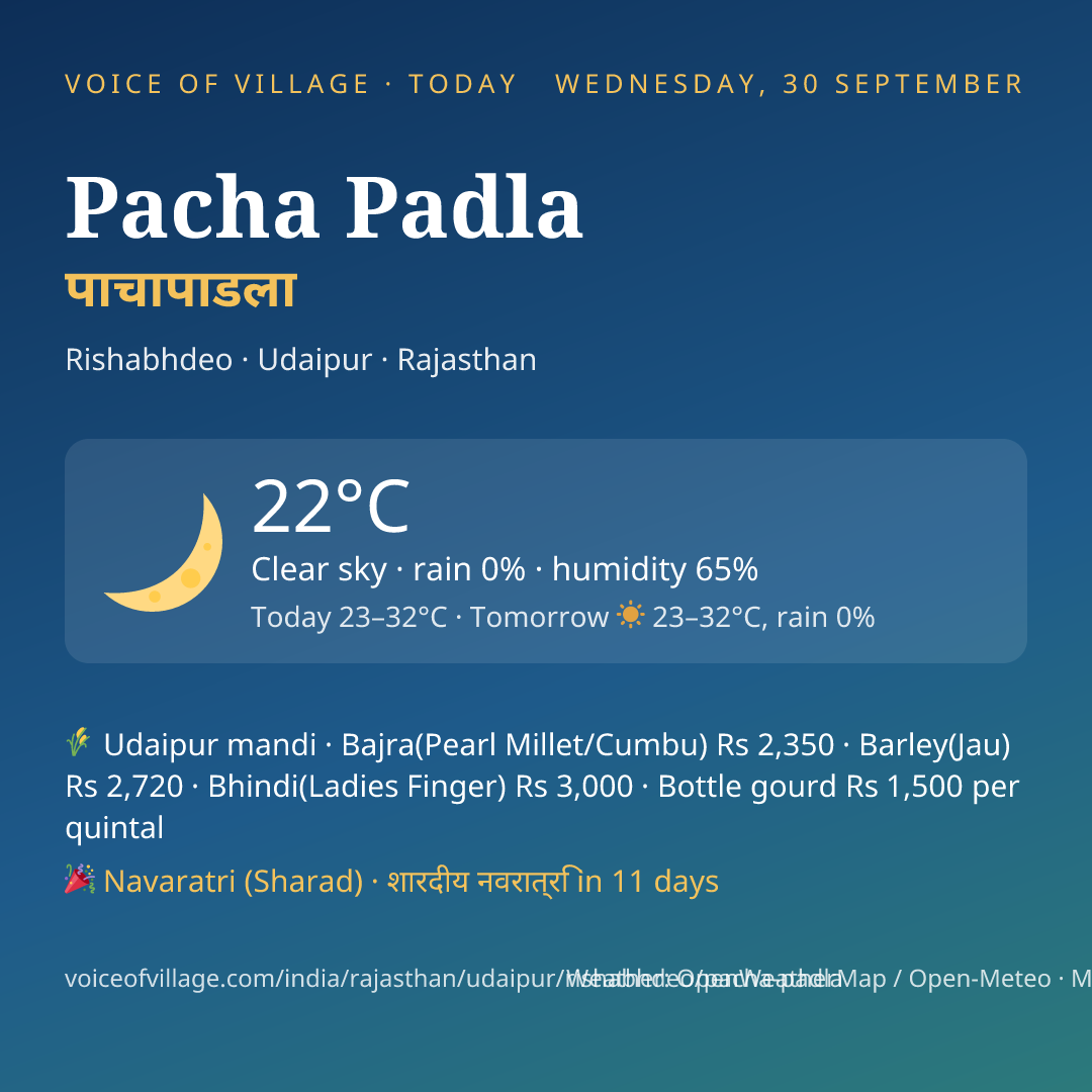 Pacha Padla today