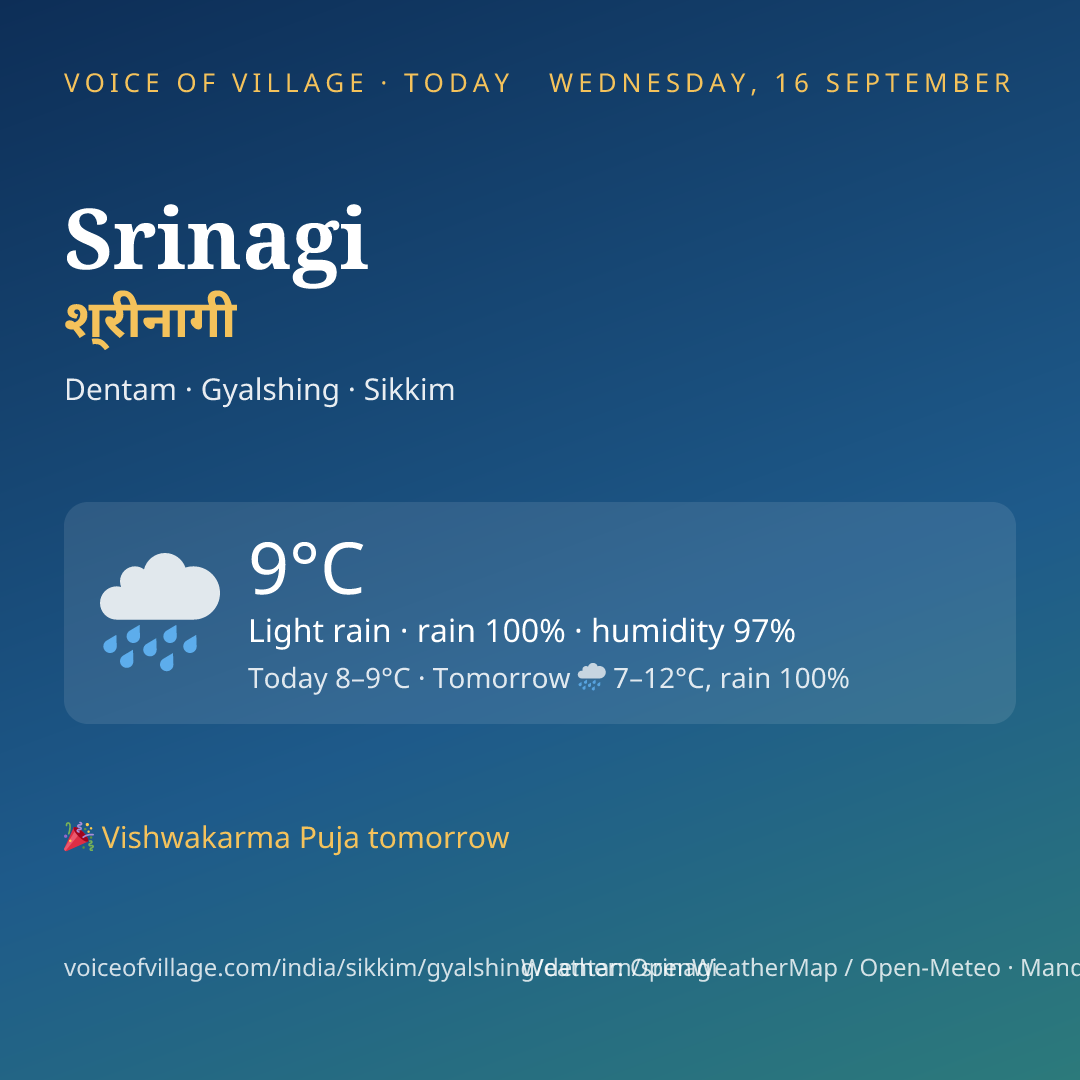 Srinagi today