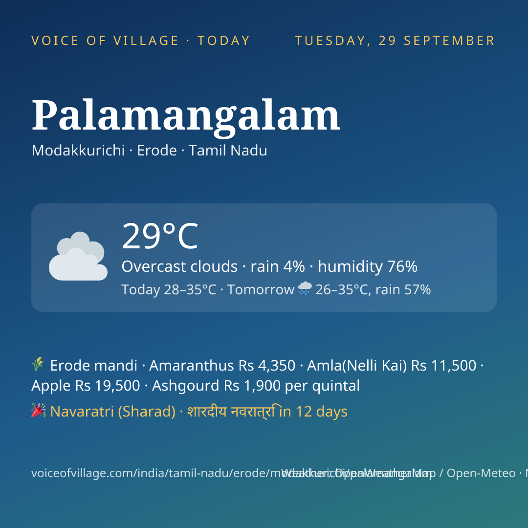 Palamangalam today