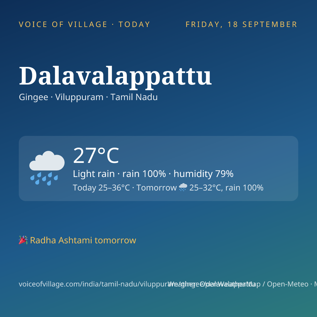 Dalavalappattu today