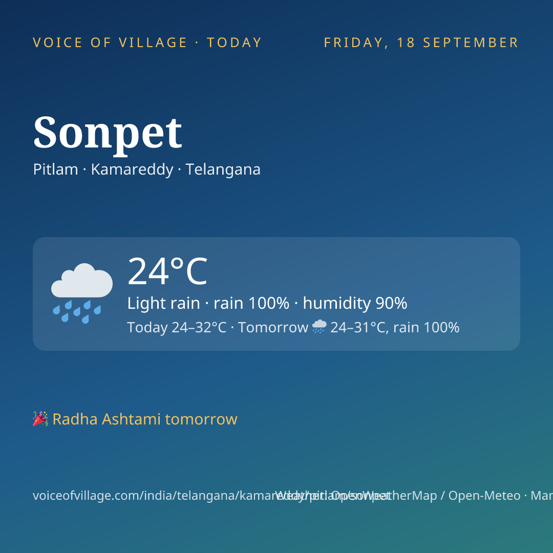 Sonpet today
