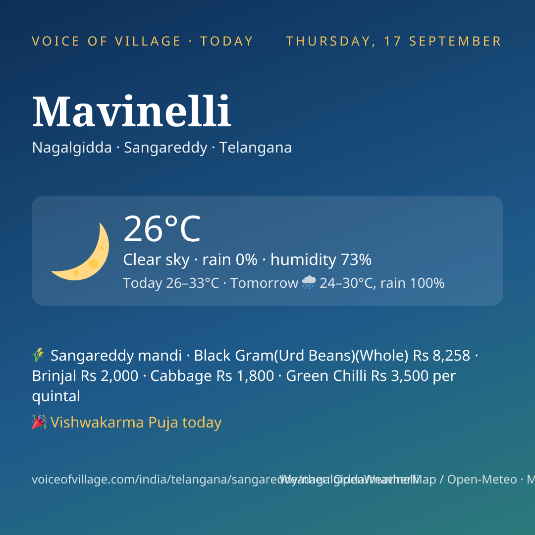 Mavinelli today