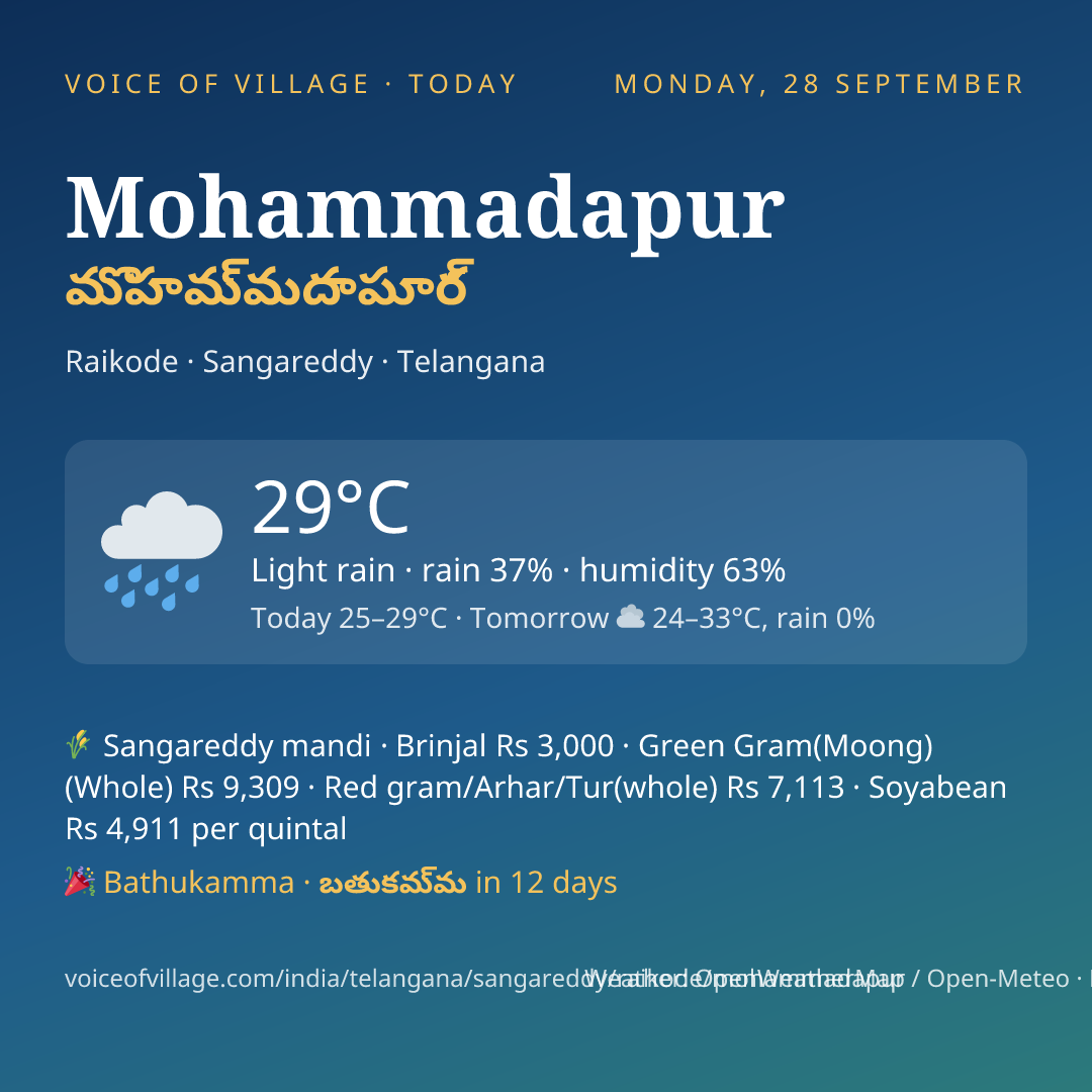 Mohammadapur today