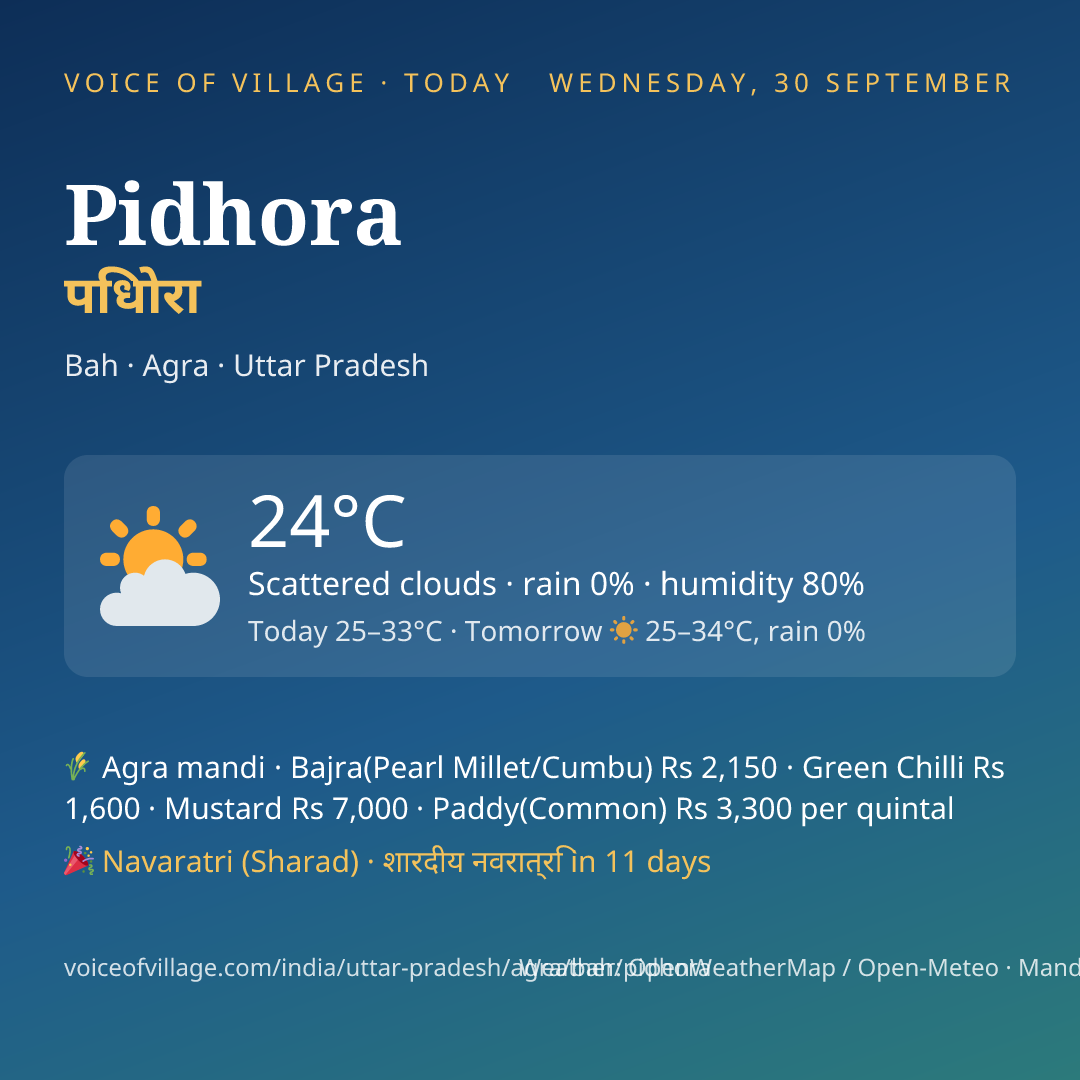 Pidhora today