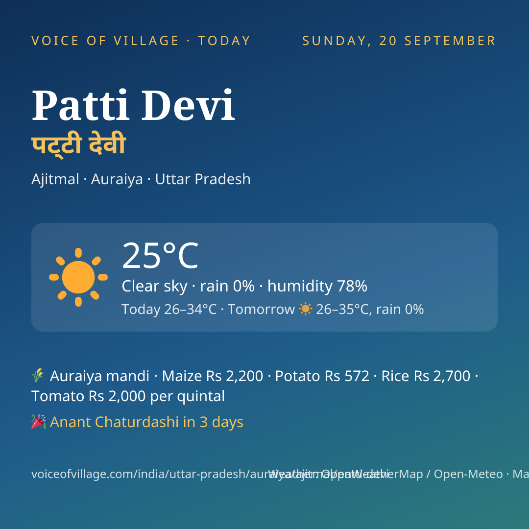 Patti Devi today