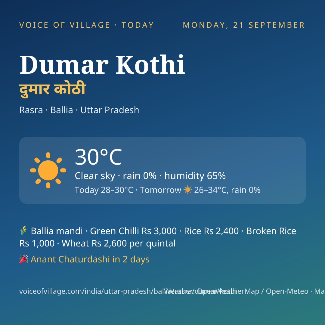 Dumar Kothi today