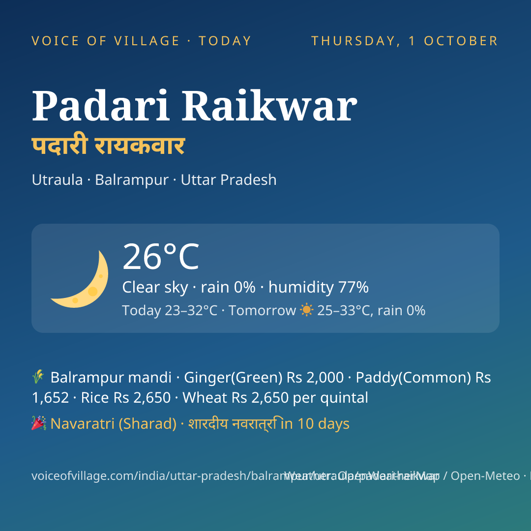 Padari Raikwar today