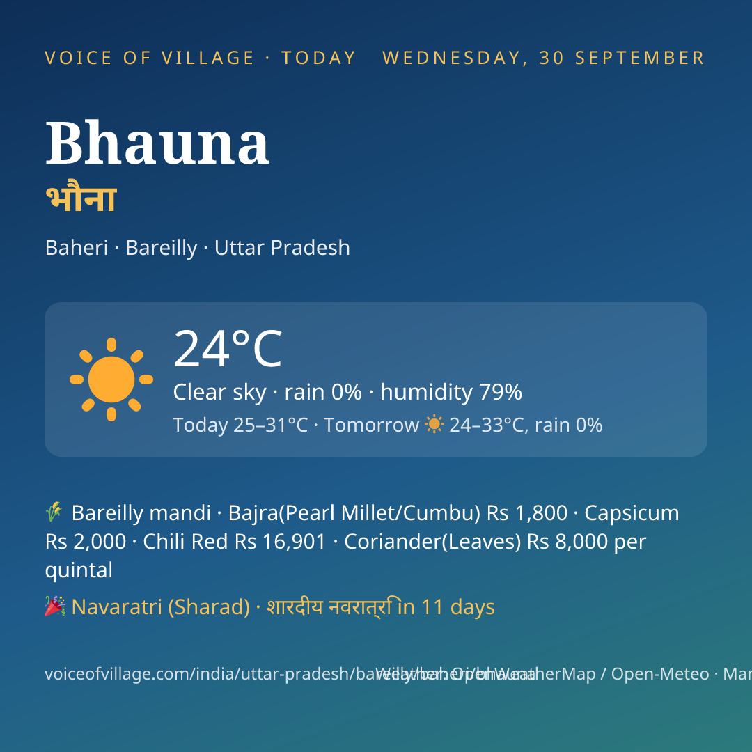 Bhauna today