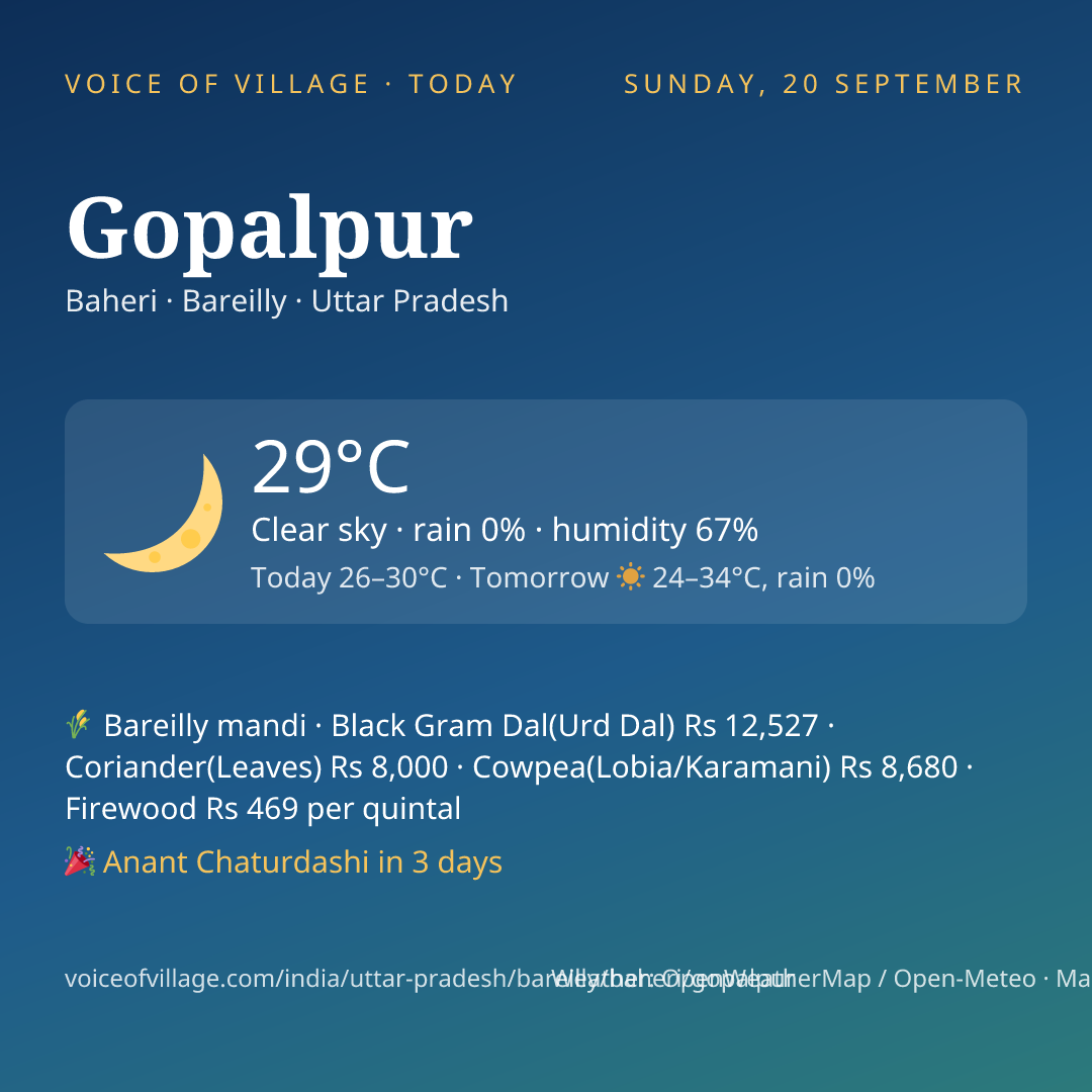 Gopalpur today