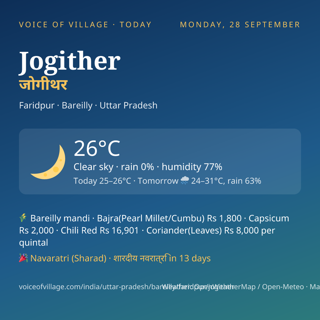Jogither today