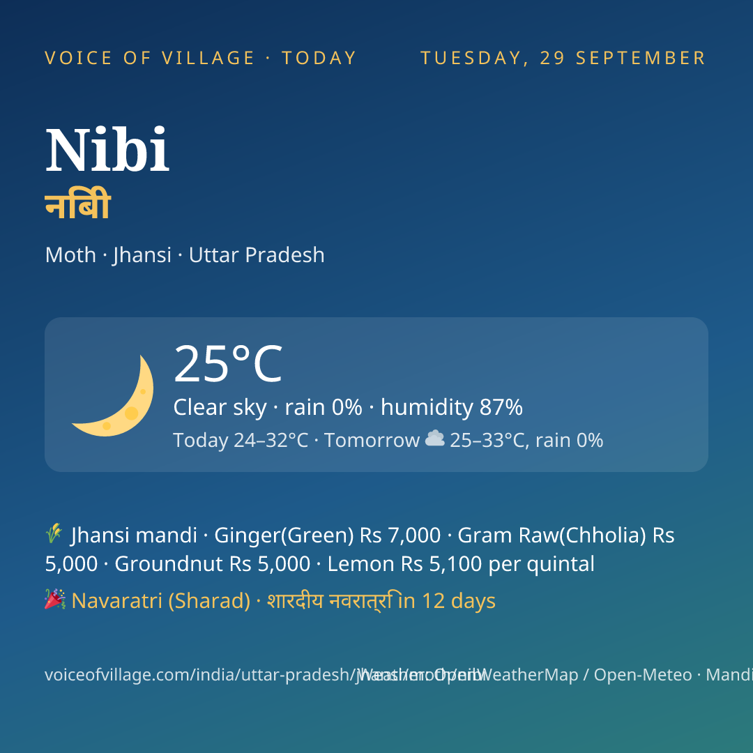 Nibi today