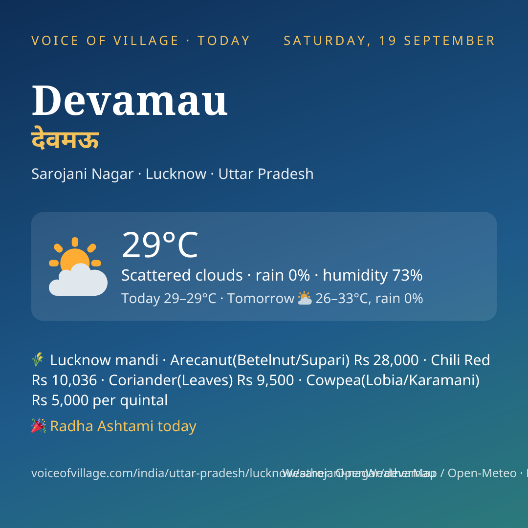 Devamau today