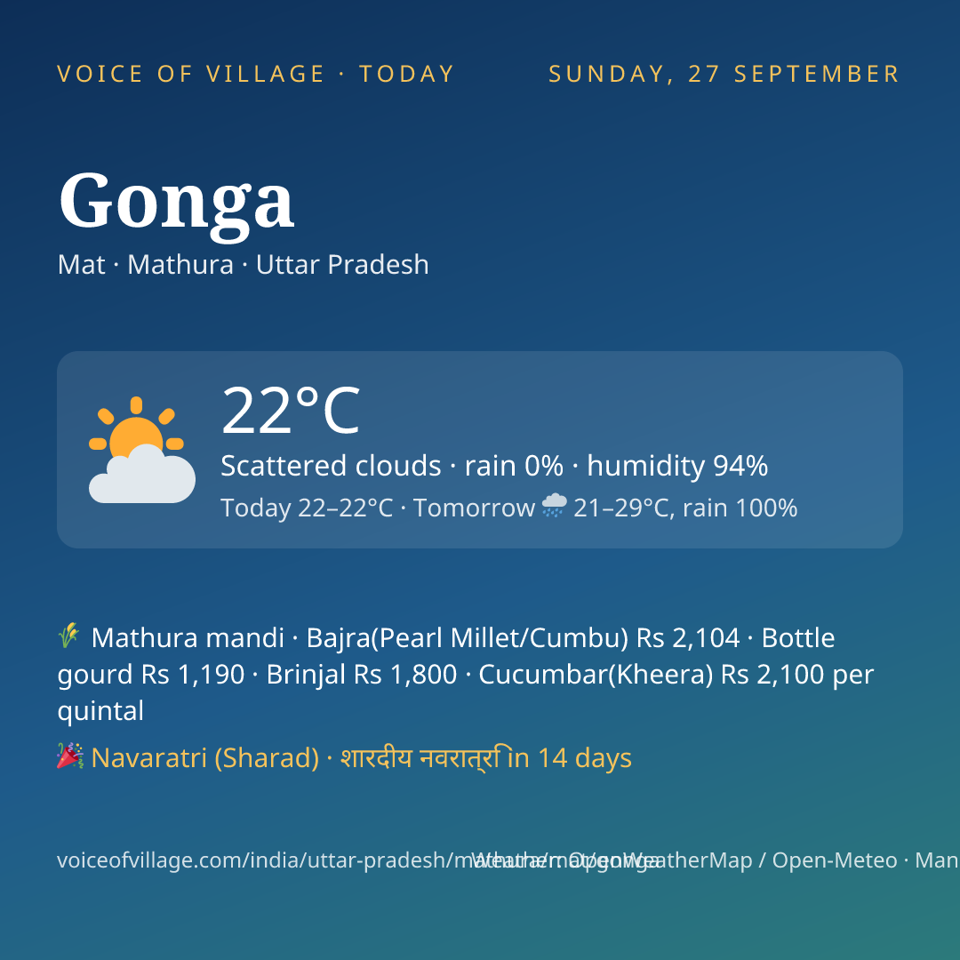 Gonga today