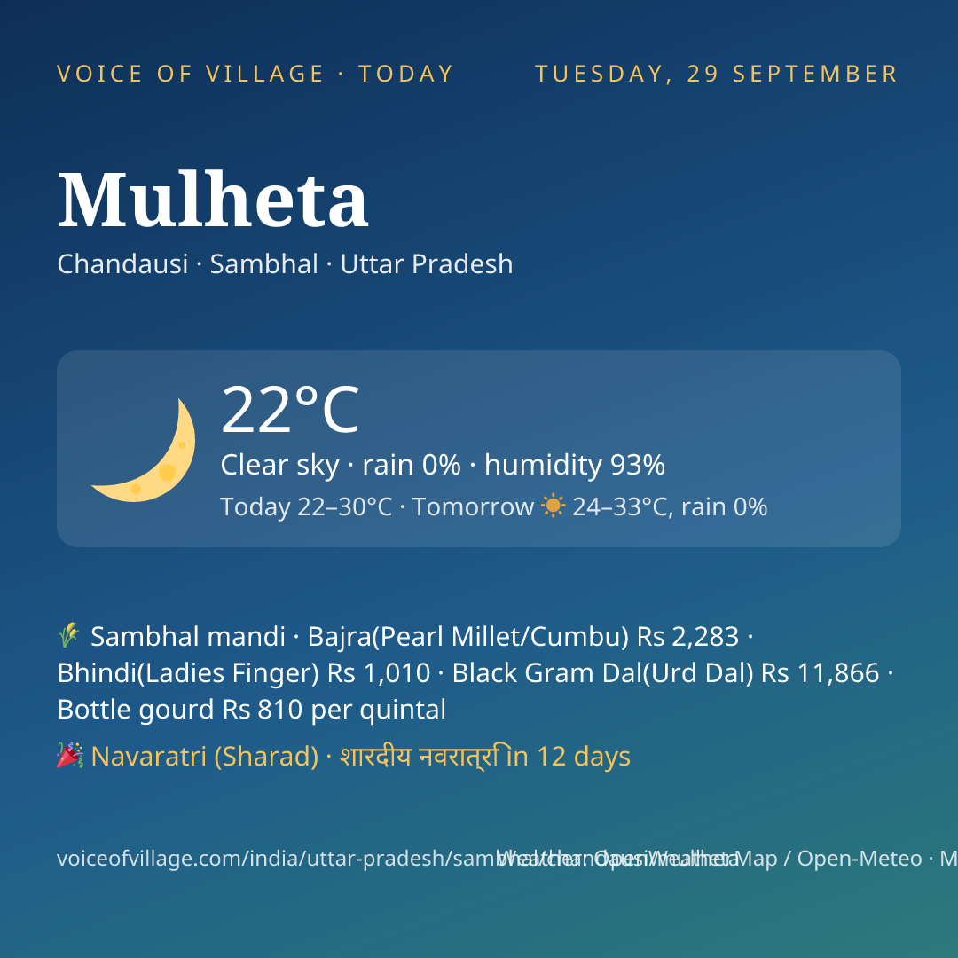 Mulheta today