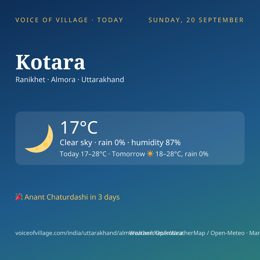 Kotara today