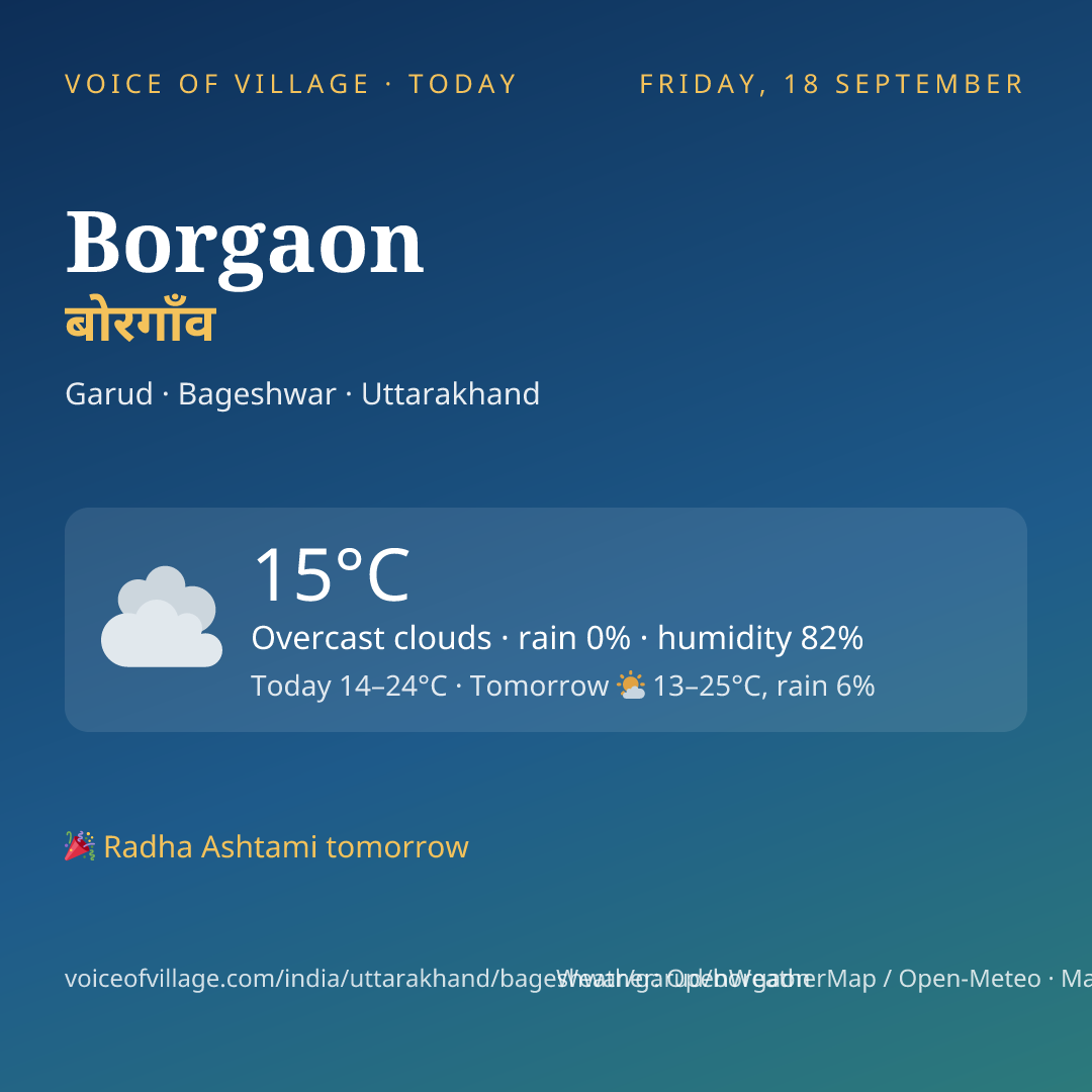Borgaon today