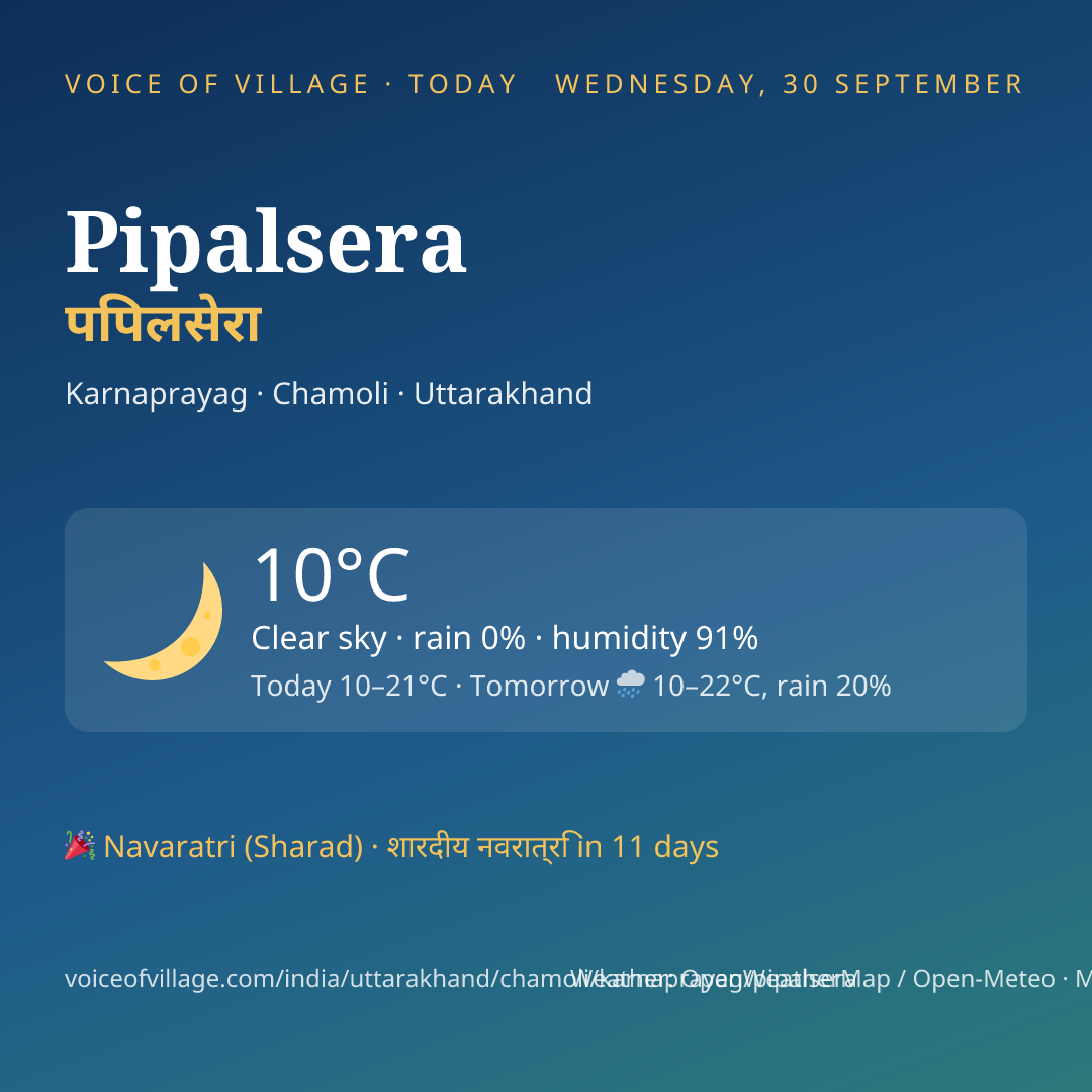 Pipalsera today