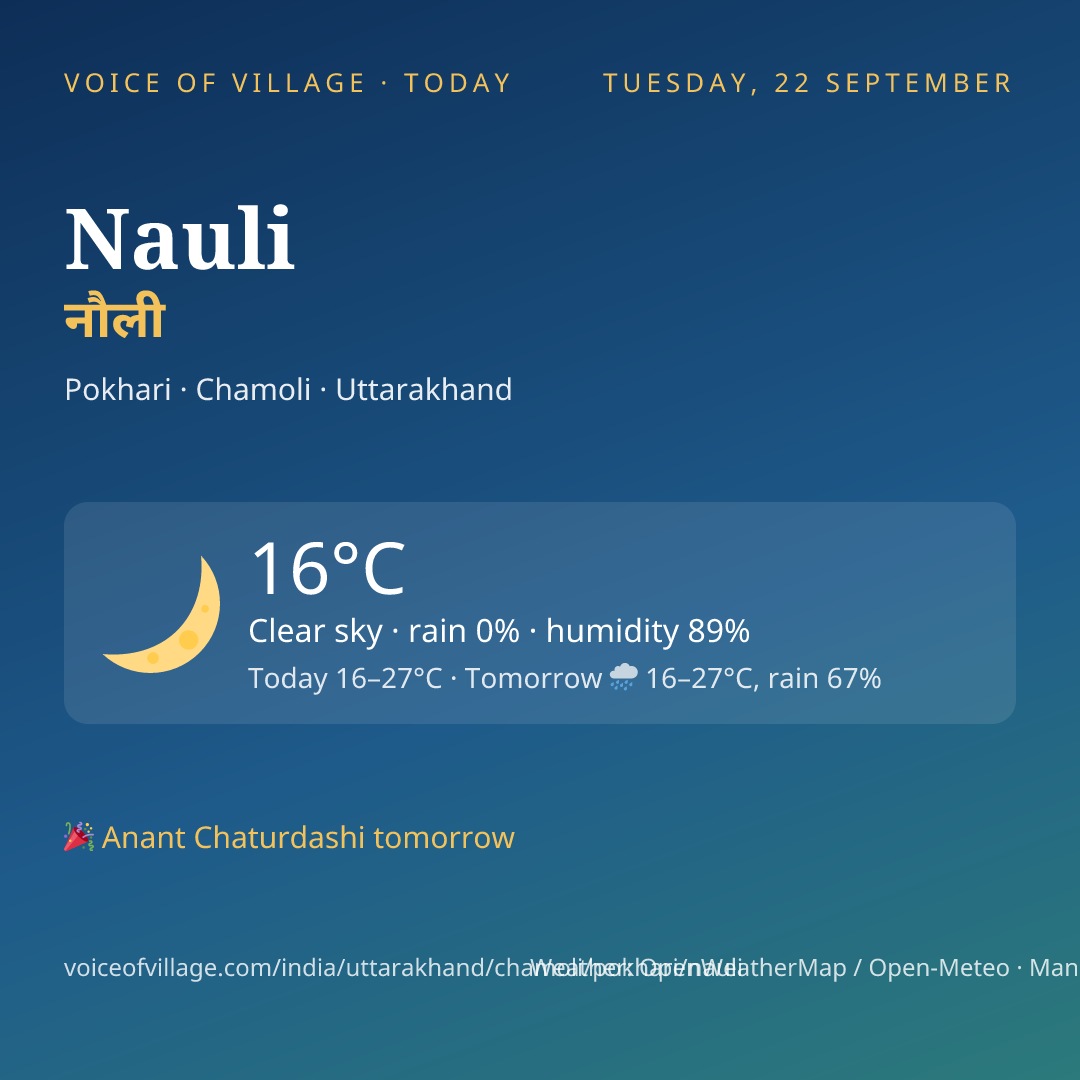 Nauli today
