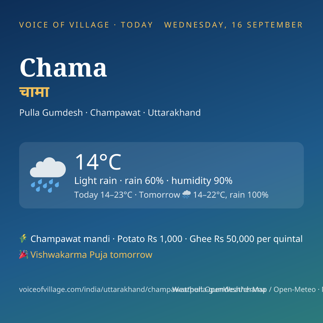 Chama today