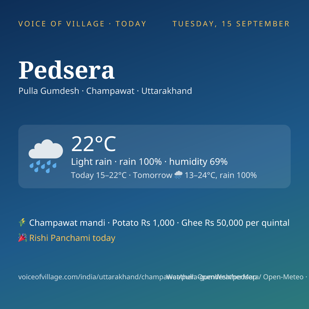 Pedsera today