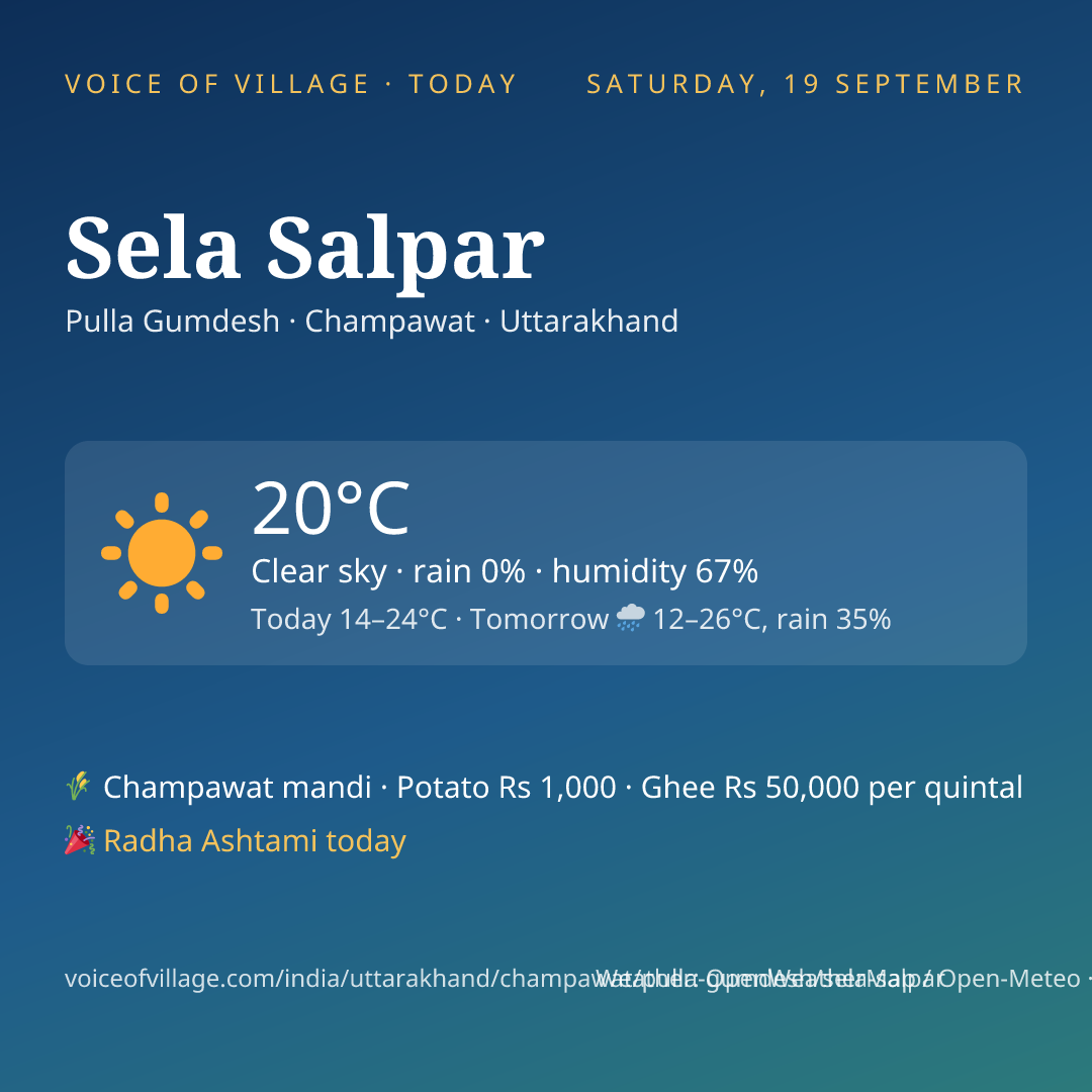 Sela Salpar today