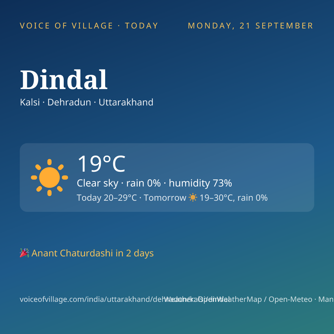 Dindal today