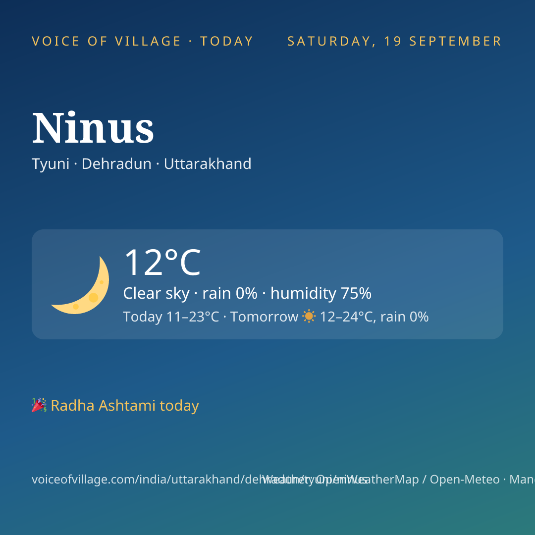 Ninus today