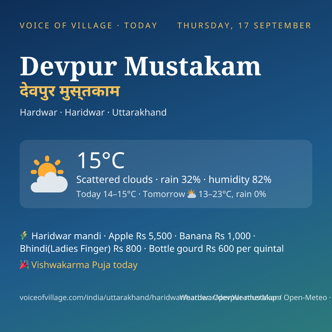 Devpur Mustakam today