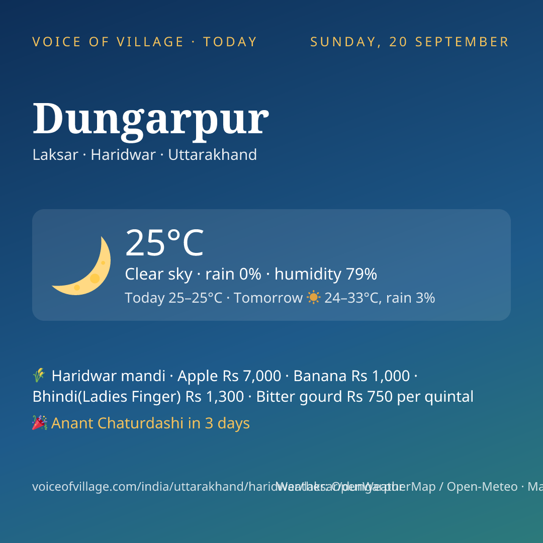 Dungarpur today