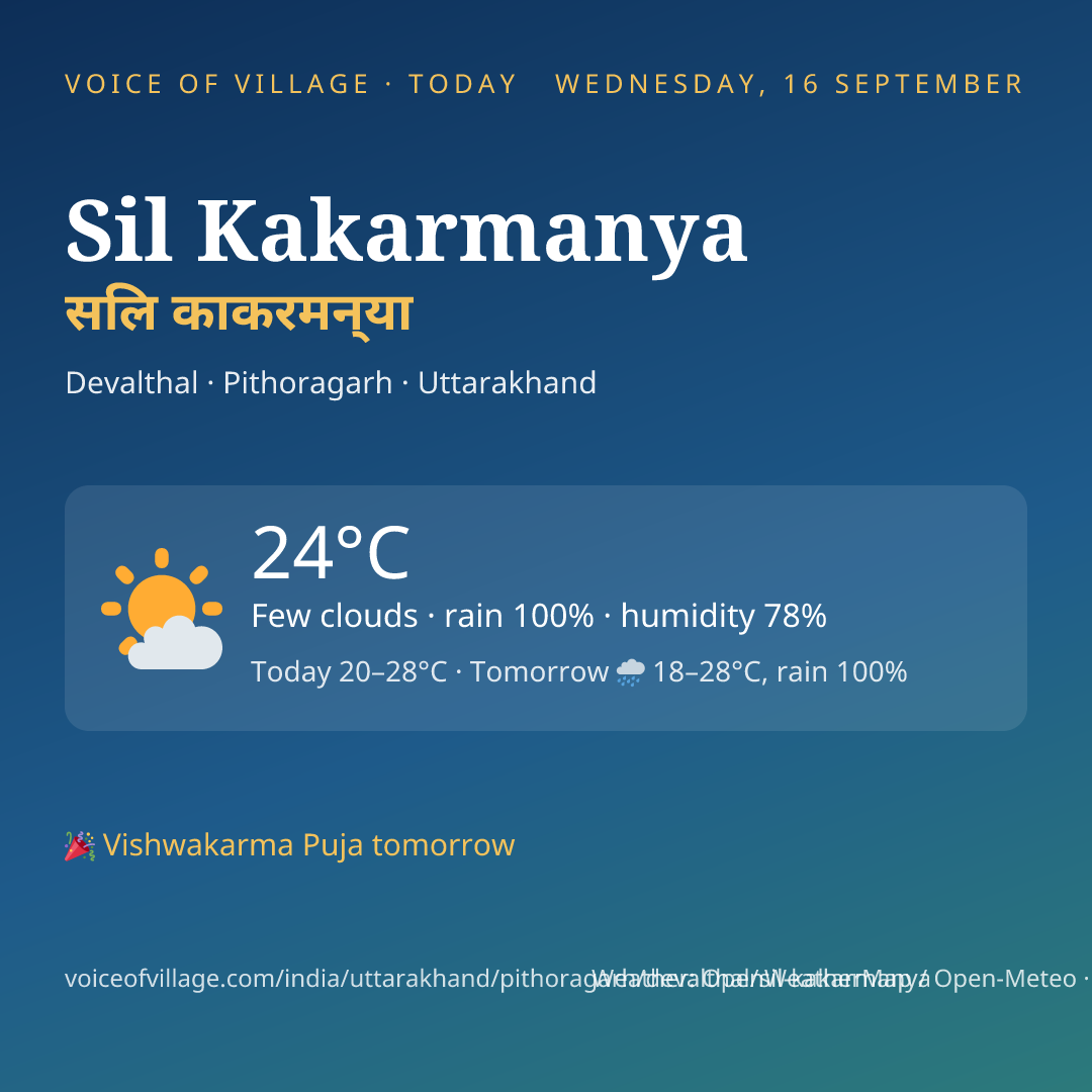 Sil Kakarmanya today