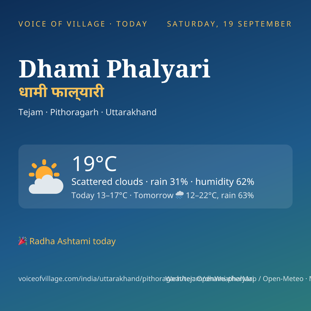 Dhami Phalyari today