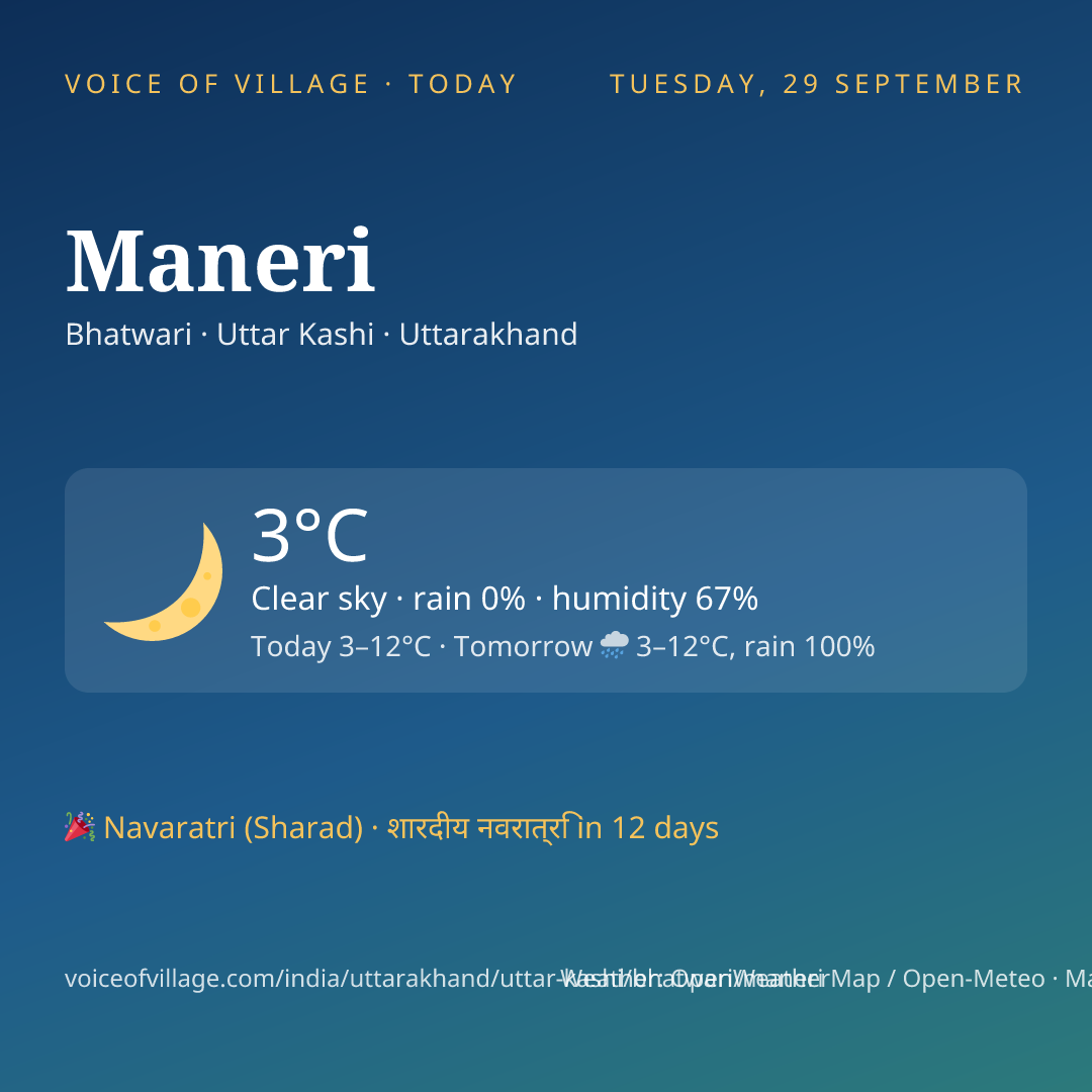 Maneri today