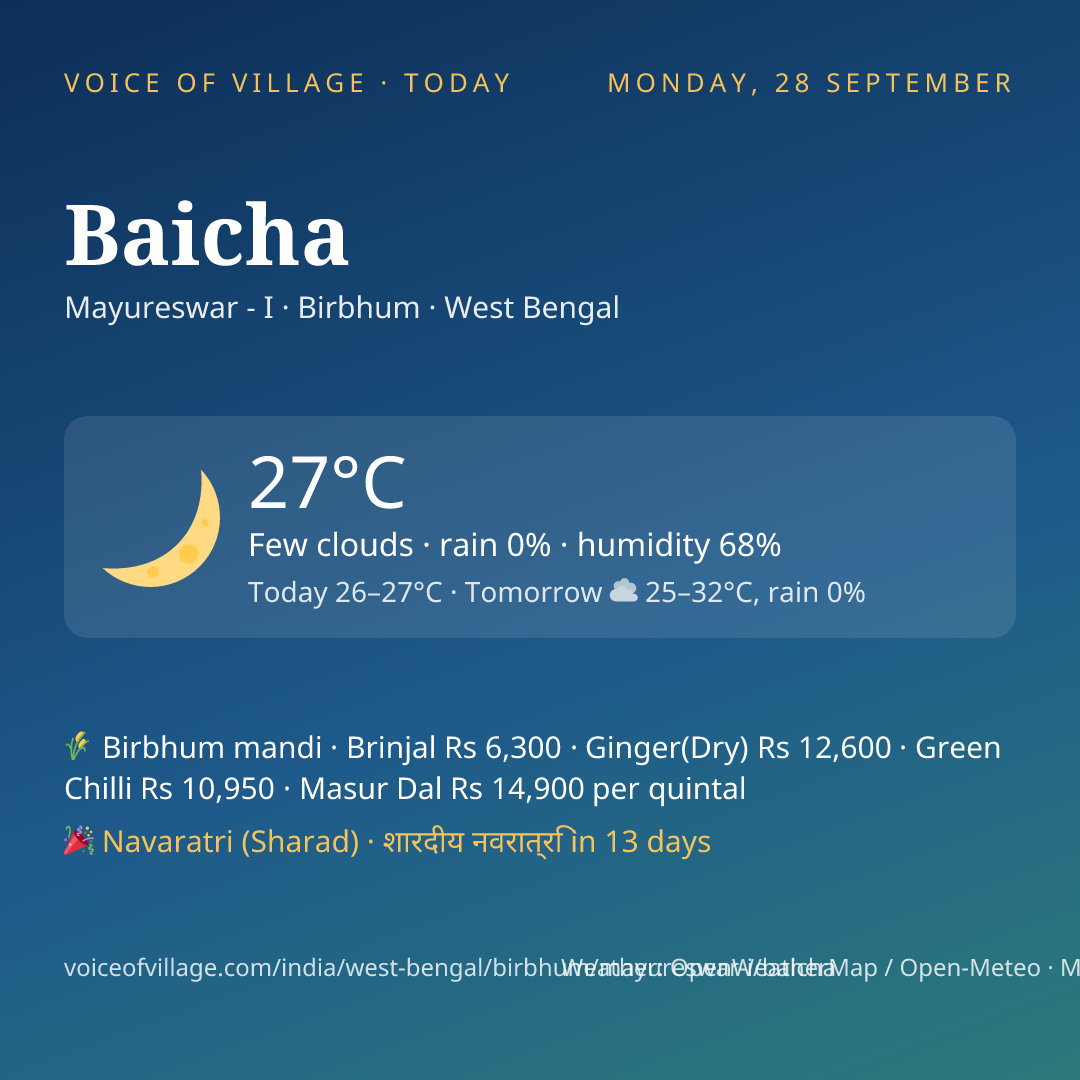 Baicha today