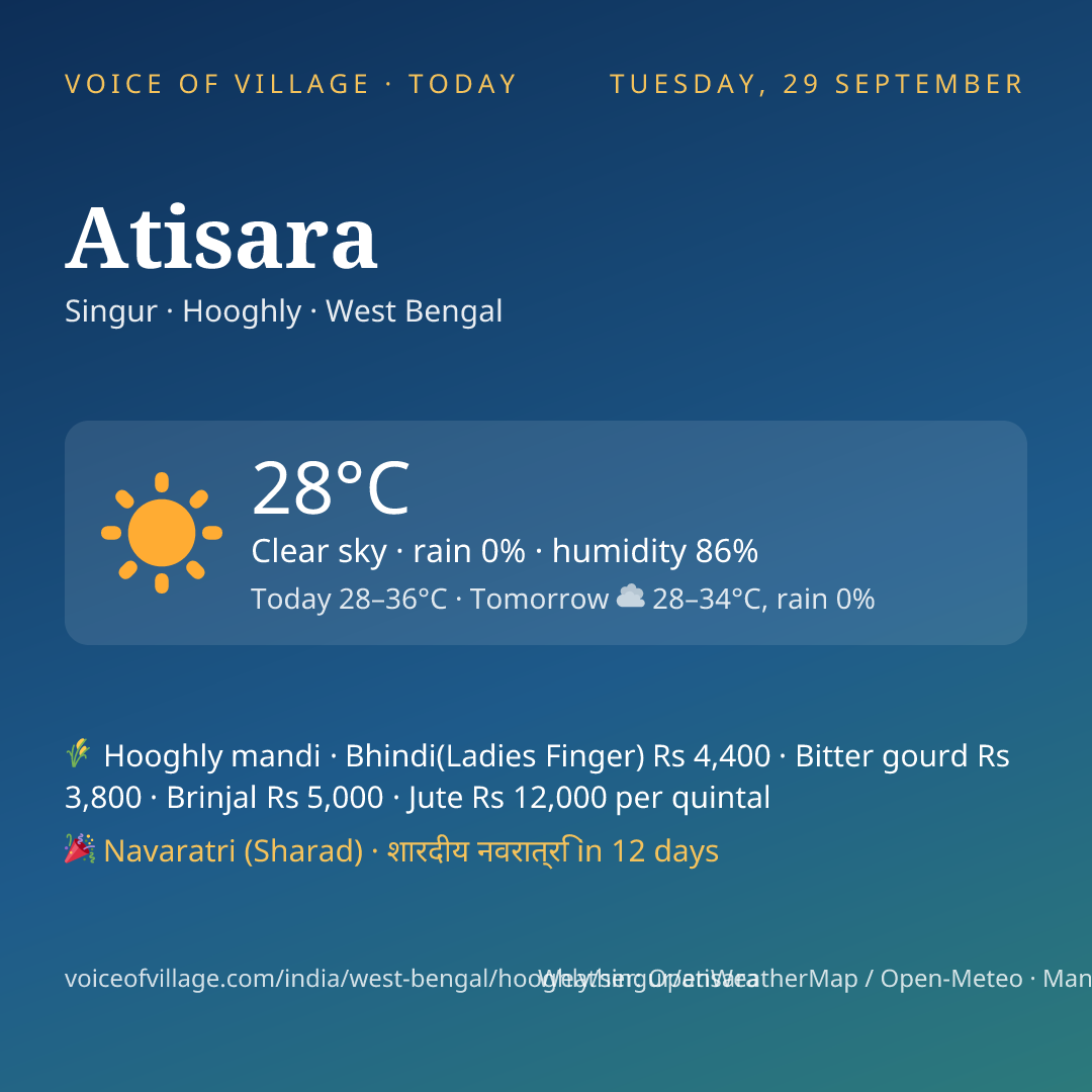 Atisara today